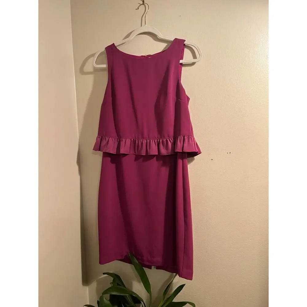 Trina Turk Tieges Ruffle Overlay Dress Sz. 4